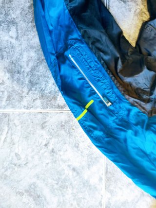 Chaqueta de running azul con capucha - Karrimor