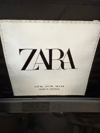 Chaqueta Zara Negra Hombre