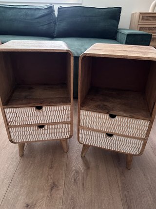 2 Mesitas de Noche Sklum Madera