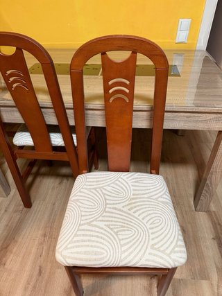 Mesa comedor extensible + 6 sillas