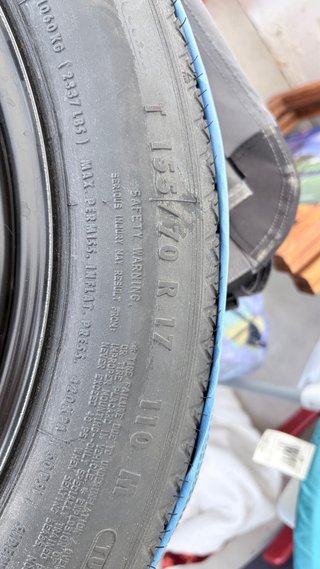 Rueda repuesto emergencia para mercedes clase C