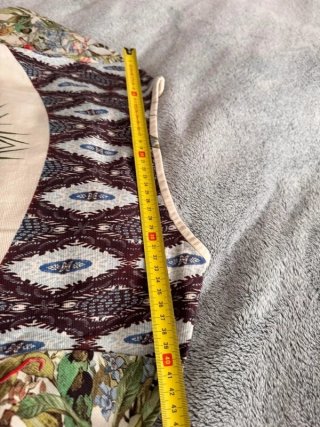 Mini abito Zara fantasia tropical taglia M