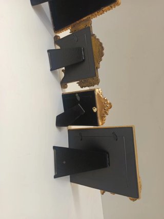 Lotto 4 portafoto oro
