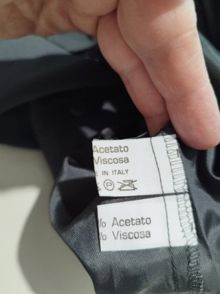 Gonna vintage Pierre Cardin viscosa acetato