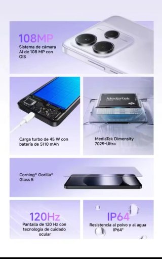 Xiaomi Redmi Note 14 5G 128GB Lavanda