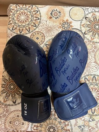 Guantes Muay Thai Buddha Azul