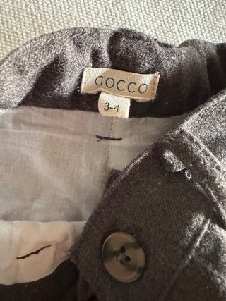 Pantalón corto niño Gocco gris