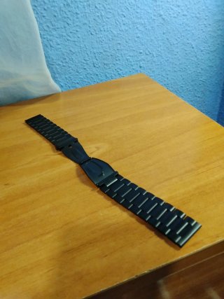 Correa de reloj negra