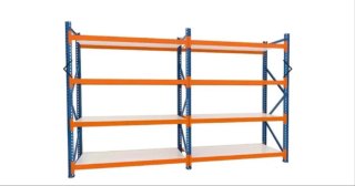 Estantería industrial naranja