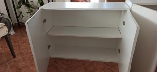 Muebles Altos Cocina Madera Blancos