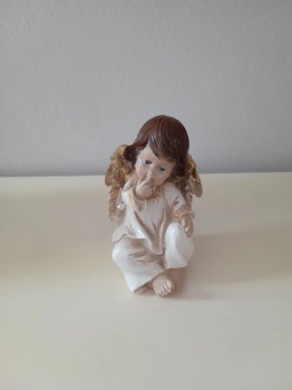 Figura Virgen Ángel Linda
