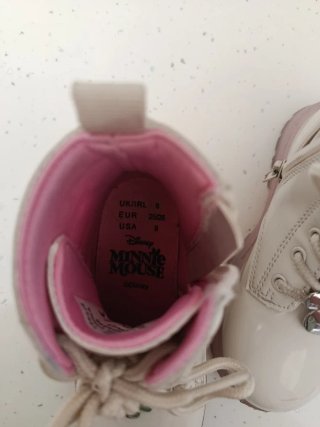 Botas Minnie Mouse niña talla 25