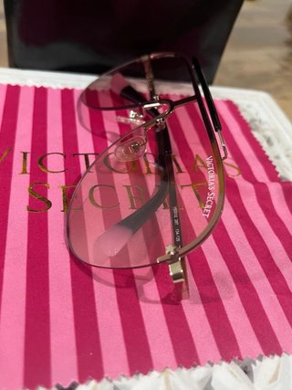 Gafas Victoria's Secret Aviador Rosa y Plata