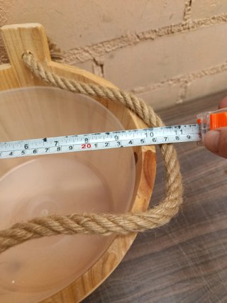 Cubo madera sauna