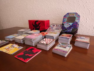 Lote Cartas Pokémon + One Piece + Lugia Oversize