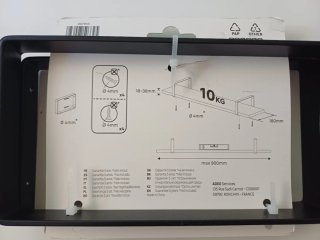 Soportes metalicos para baldas de 18cm de fondo