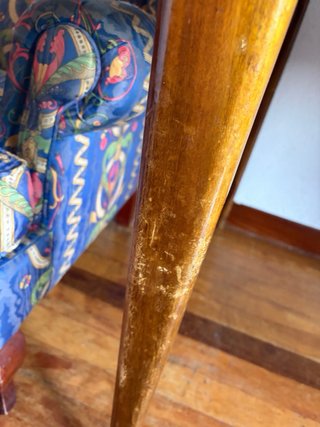 Mesa extensible madera y cristal