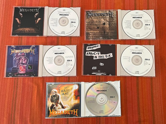 Megadeth · CD Caja Megabox Single Collection