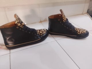Botines Buffalo Animal Print como nuevos.