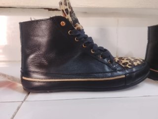 Botines Buffalo Animal Print como nuevos.