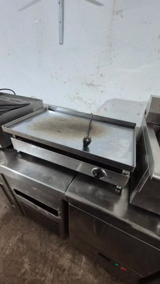 Plancha profesional acero inoxidable