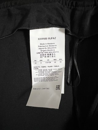 Gonna Armani Collezioni nera midi M/L