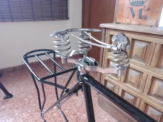 Cuadro Bicicleta Varillas Negro