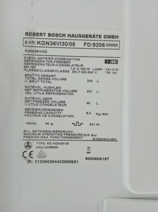 Nevera Bosch