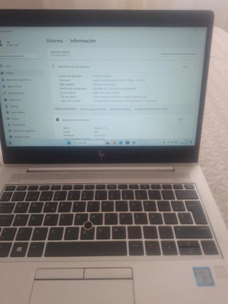 Portátil HP i5 Plata y Negro