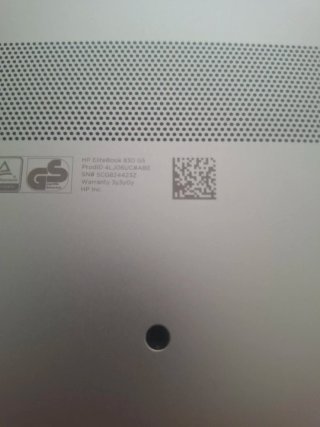 Portátil HP i5 Plata y Negro