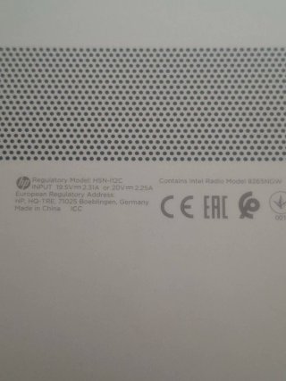 Portátil HP i5 Plata y Negro