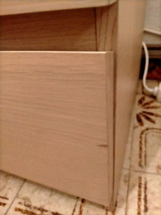 Cómoda Malm Ikea Tinte Roble Blanco