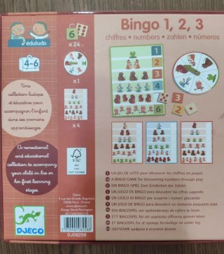 Djeco Bingo 1, 2, 3 Juego Educativo