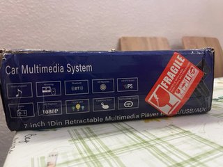 Reproductor Multimedia Coche Retráctil
