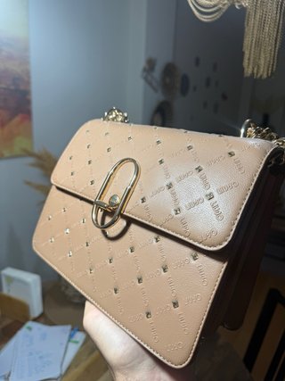 Bolso Liu Jo Marrón con Detalles Dorados