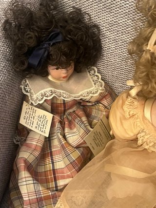 Muñecas de porcelana Fanás (3 unidades) lote
