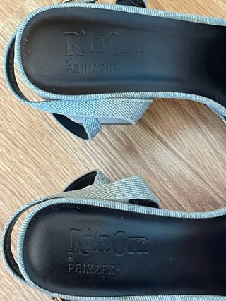 Zapatos de tacón de mezclilla