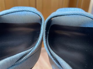 Zapatos de tacón de mezclilla