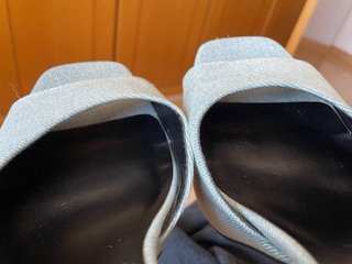 Zapatos de tacón de mezclilla