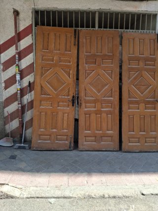 Puertas de madera antiguas (4 unidades)