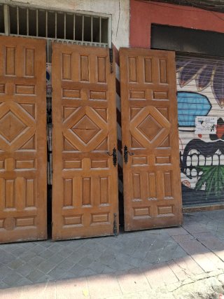 Puertas de madera antiguas (4 unidades)