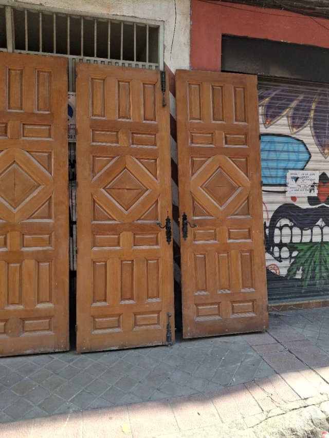 Puertas de madera antiguas (4 unidades)