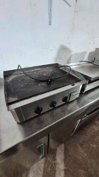 Plancha profesional acero inoxidable