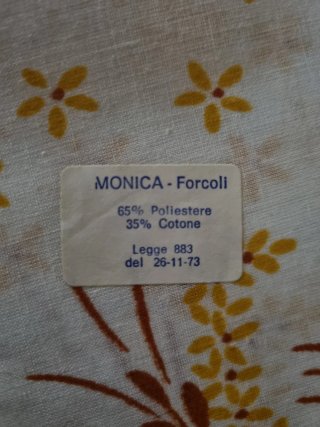 Tovaglia fantasia floreale azzurra