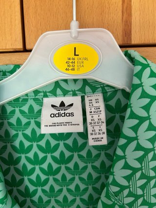 Camisa Adidas Verde Talla XS