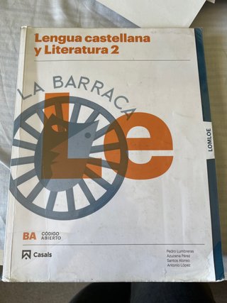 Lengua castellana y literatura 2, Le Bachillerato