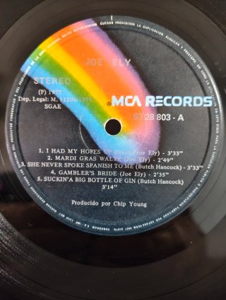 Vinilo Joe Ely LP