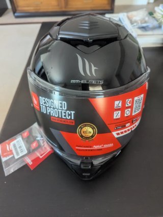 Casco Moto Modular Atom 2 SV Negro Talla L