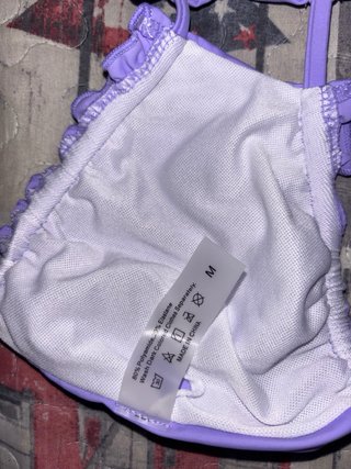 Top Bikini Morado Shein