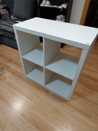 2 Estantería Kallax Ikea blanca
